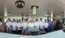 Làm lễ hạ thủy con tàu lớn thứ 2 của nước Việt Nam 21/5/2022